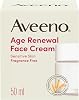 AVEENO Age Renewal Face Cream 1 x 50ml, Oat Retinol Alternative, Gentle on Sensitive Skin, Helps Visibly Improve Wrinkles and Brighten Skin Tone, Skin Feels Instantly Moisturised, Fragrance Free