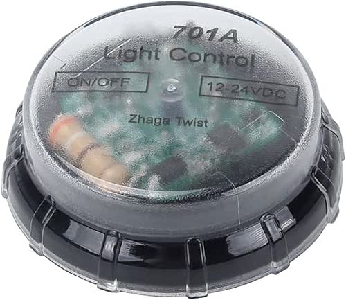 Photocell Sensor for Outdoor Lighting, Twist Lock Dusk to Dawn