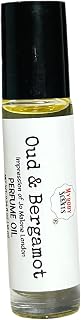 OUD & BERGAMOT Roll-On Perfume Oil - 10ml, Premium Fragrance Oil, Vegan, Long Lasting Body Oil, Travel Size, Unisex