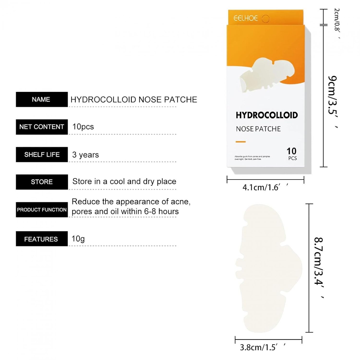 ZITIANY Pore Cleansing Strips for Nose Pores, Pimples, Zits and Oil, Overnight Pore Strips to Absorb Acne Nose Gunk, Deep Cleansing Instant Pore Unclogging : Beauty & Personal Care