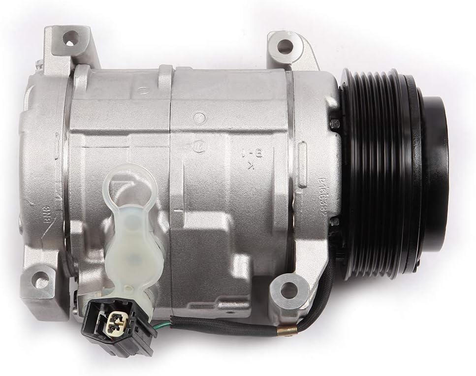 Air Conditioning Compressor with clutch Fit for 09-12 for Traverse 4 Doors Sport Utility LT 3.6 L|11-12 for Acadia 4 Doors Sport Utility Denali 3.6 L Replaces 21625C
