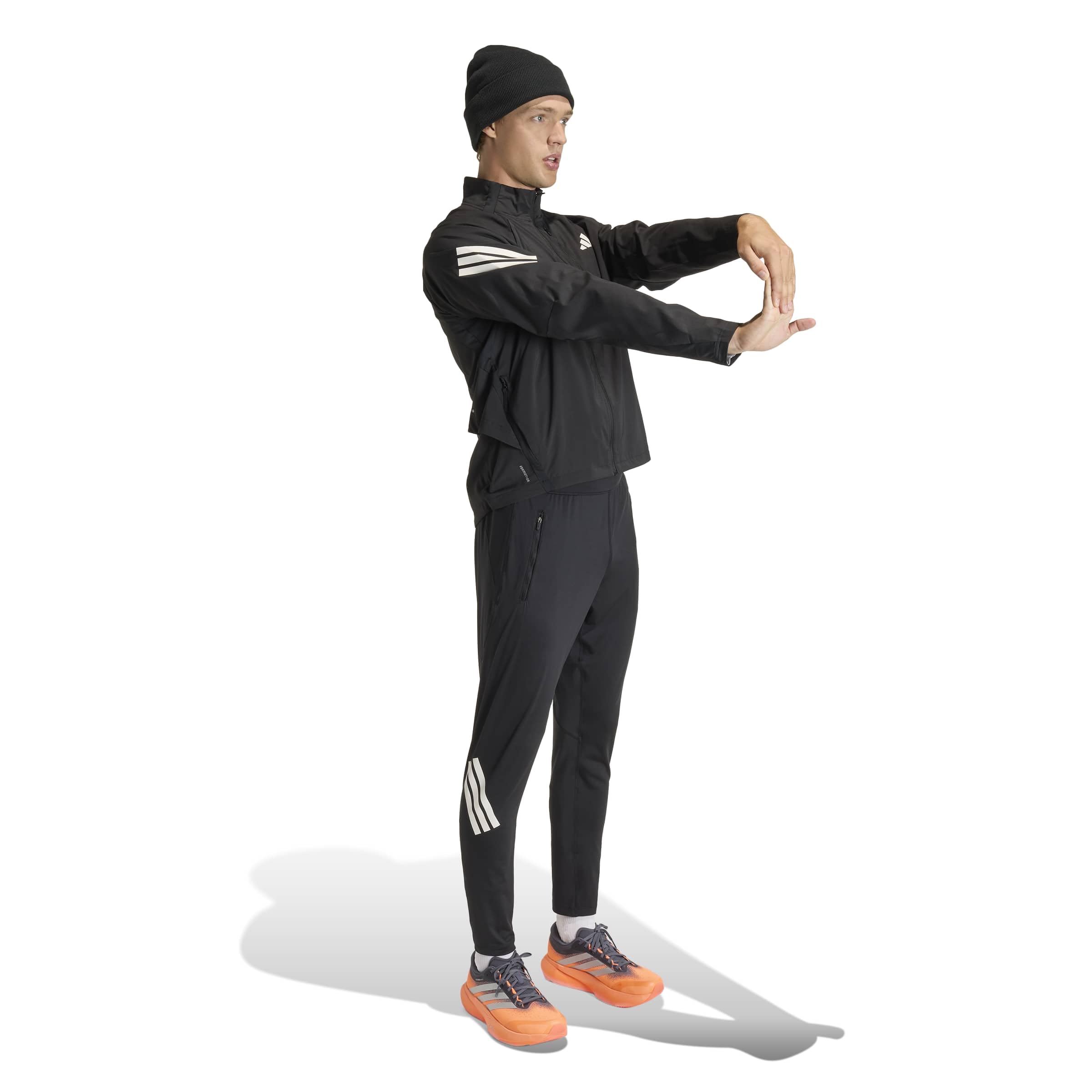 adidas heren adi365 Running Essentials Long Sleeve, medium grey heather, XS