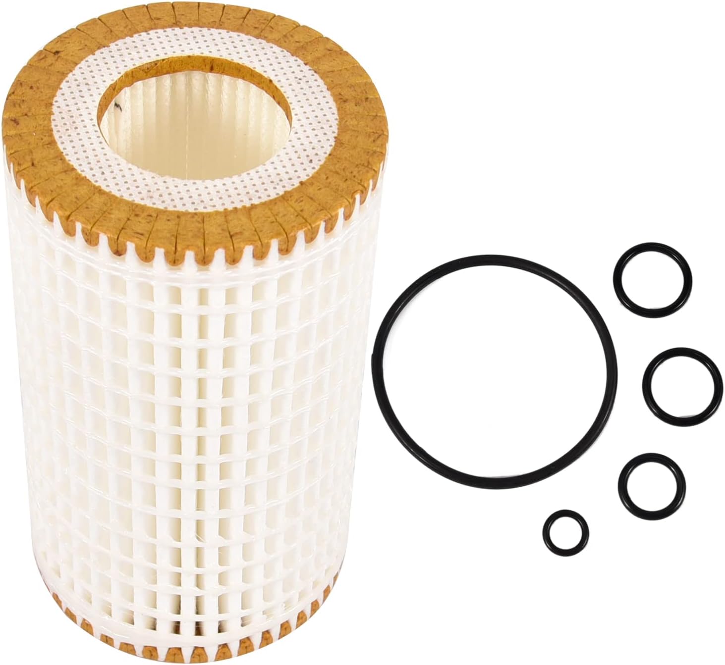 HIFROM (Pack of 3) Replacement Engine Oil Filter 0001802609 HU 718/5 x 5102905AB Compatible with Mercedes Benz C-class E230 E350 CLS350 GL550 S550 S600
