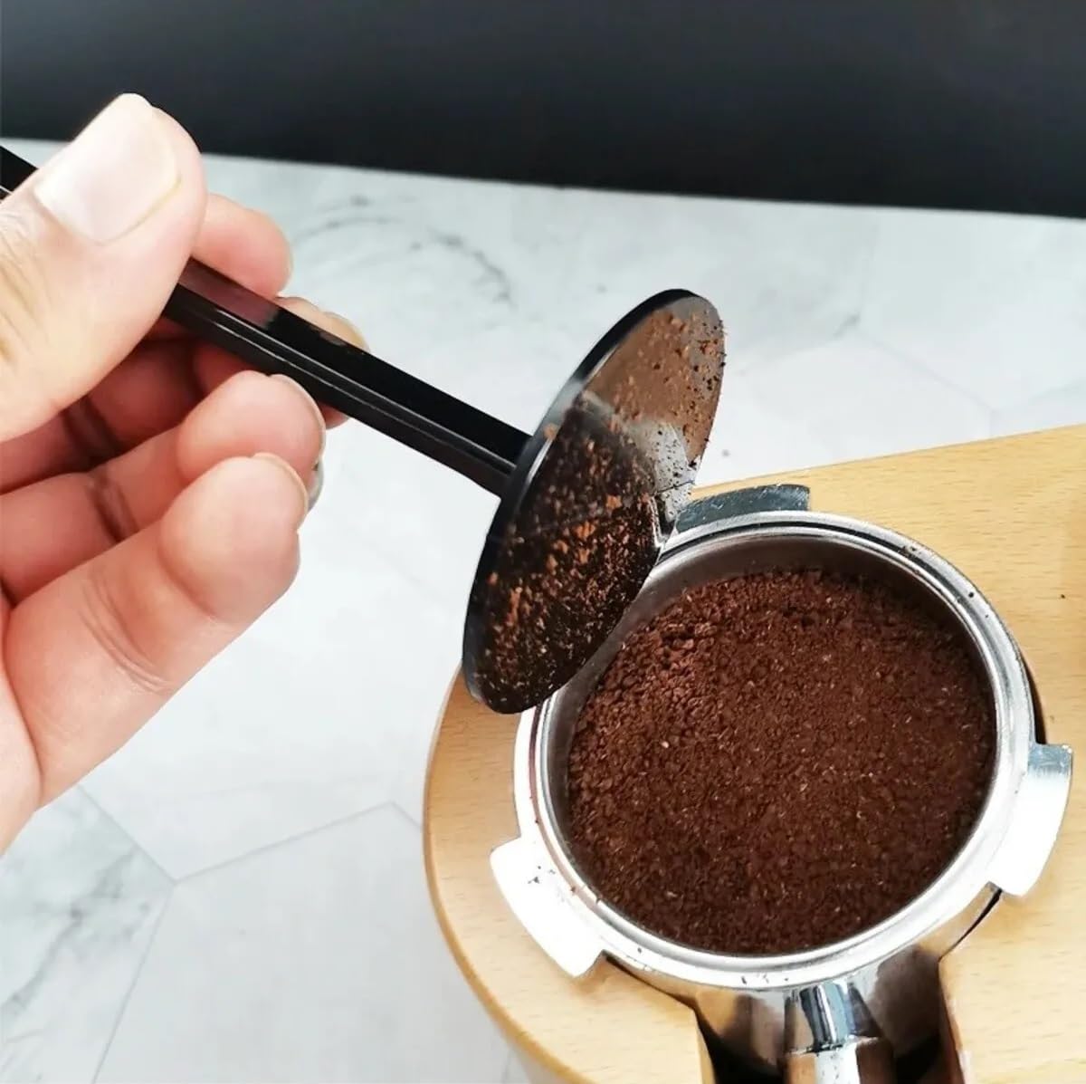 Espresso Coffee Bean Spoon - Replacement for Delonghi 7313286119 & for Mr. Coffee BVMC-ECMP1000,Tamping Scoop - Image 2