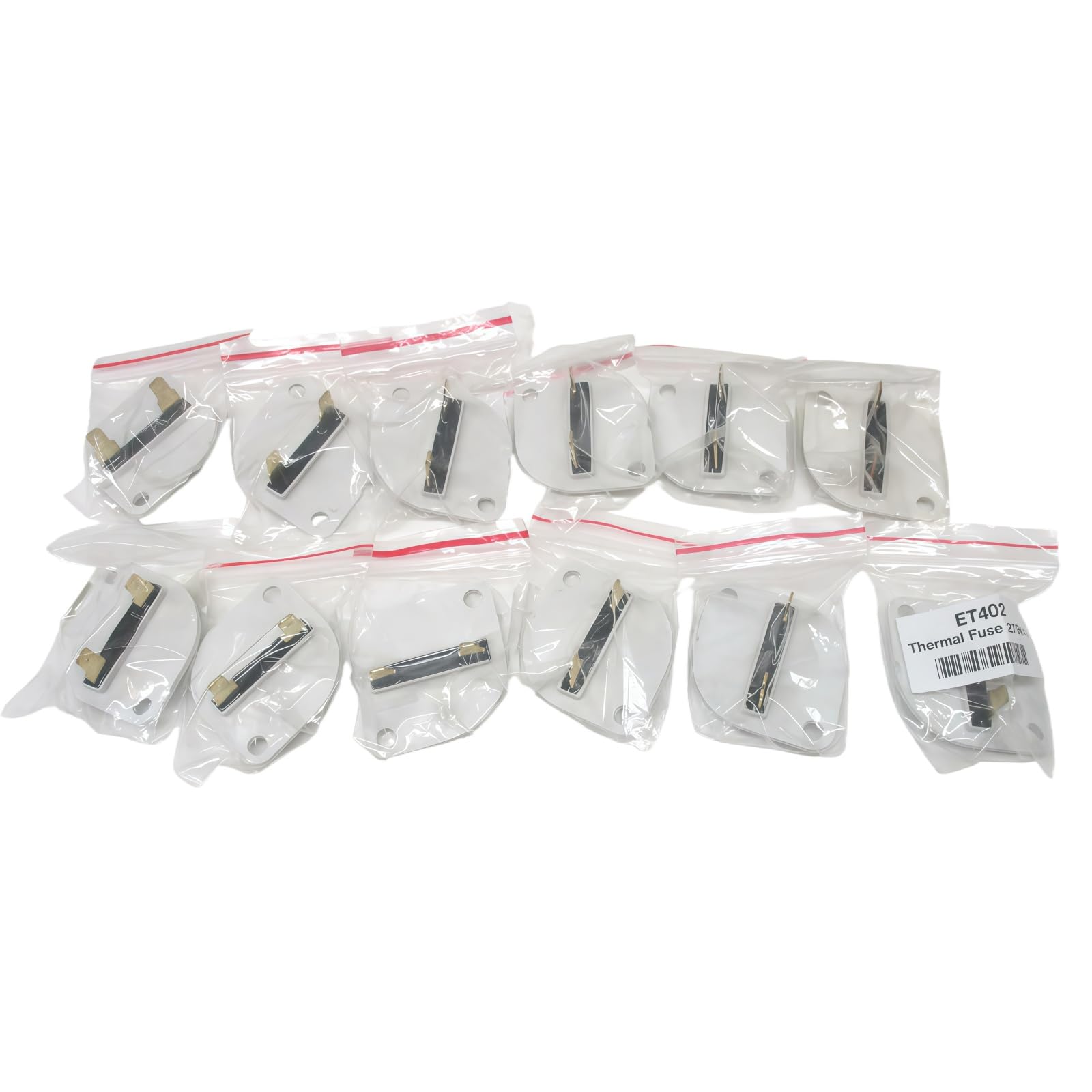 Puoernc White Wp3390719 12Pk Compatible With Whirlpool & Kenmore Dryer Thermal Blower Fuse Et402 3390719 690198 688841
