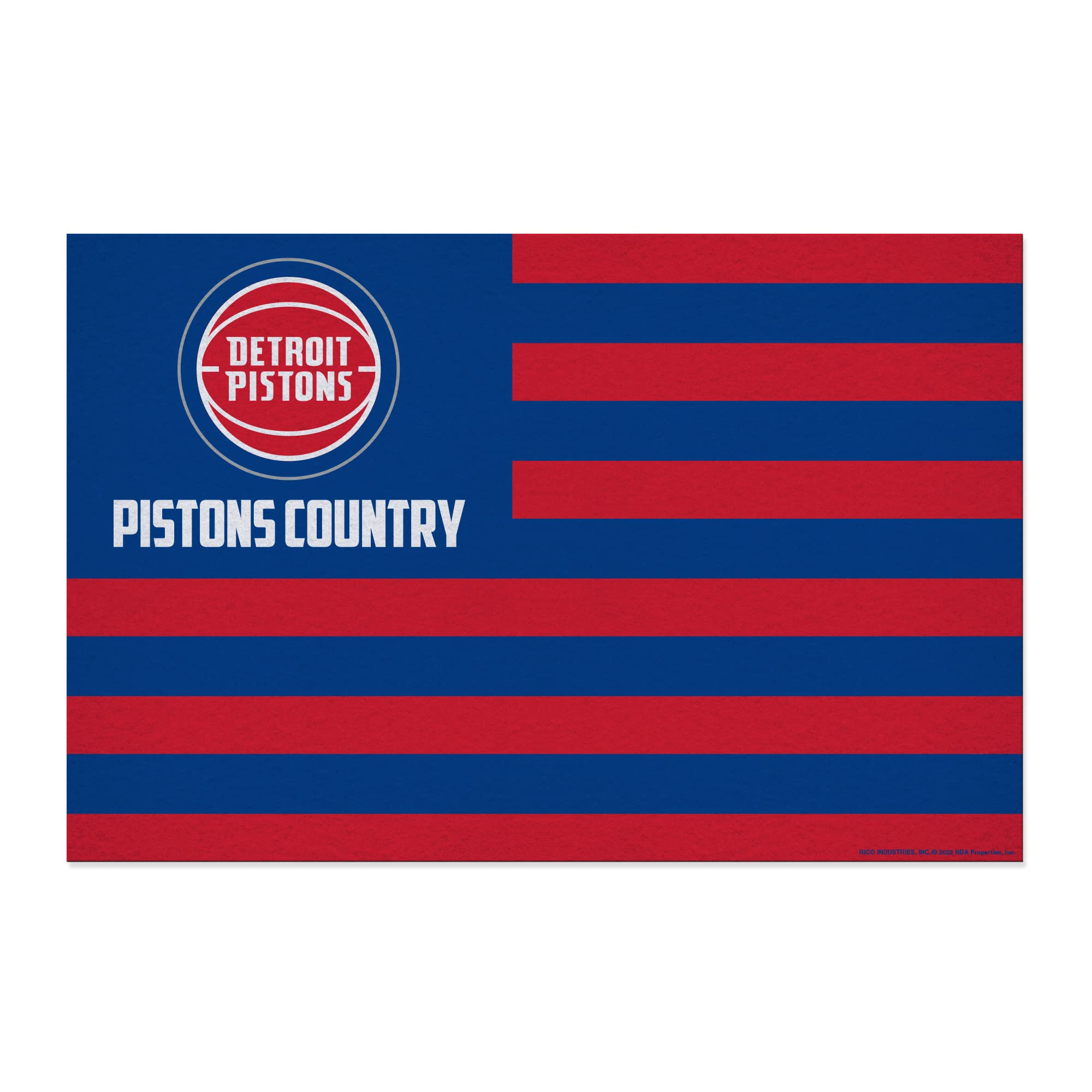 Rico Industries NBA Basketball Detroit Pistons Country 25