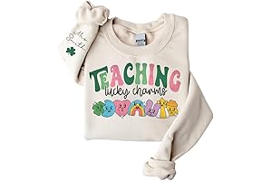 Charming Teaching Sweatshirt: Saint Patrick's Day Delight