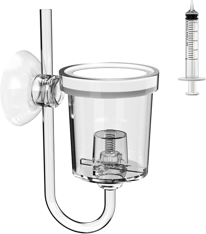 Difusor de CO₂ para Aquário em Acrílico com Válvula de Retenção Integrada FZONE L (33 mm)