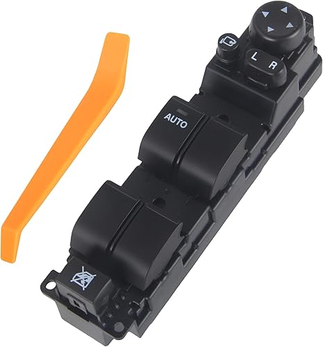 Sianxaido DF73-66-350B Interruptor de ventana eléctrico maestro compatible con Mazda 2 2011 2012 2013 1.5L L4