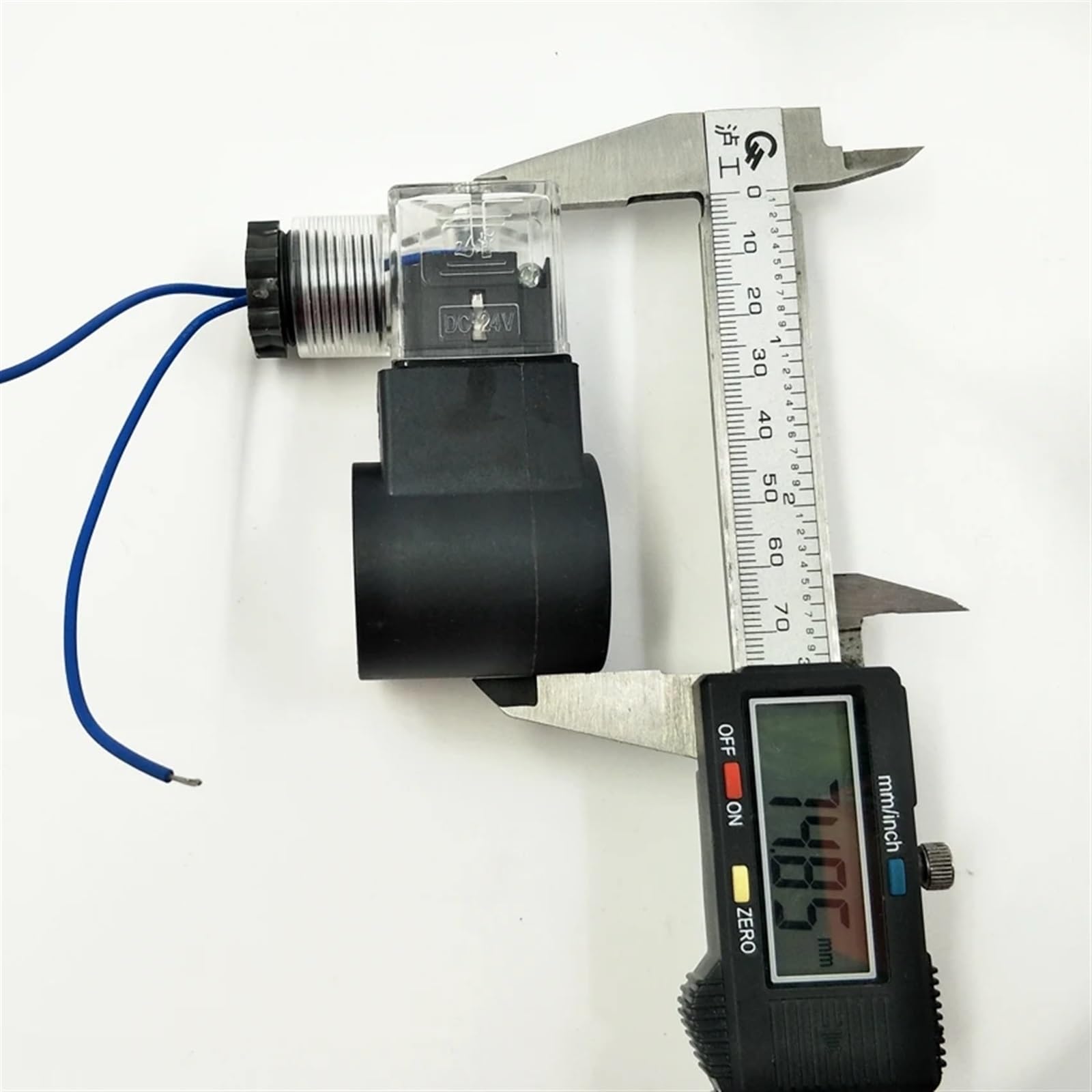 Hydraulische Magnetventilspule, Innendurchmesser 13 mm hoch, 37 mm, DC 24 V, AC 220 V (DC 24 V)