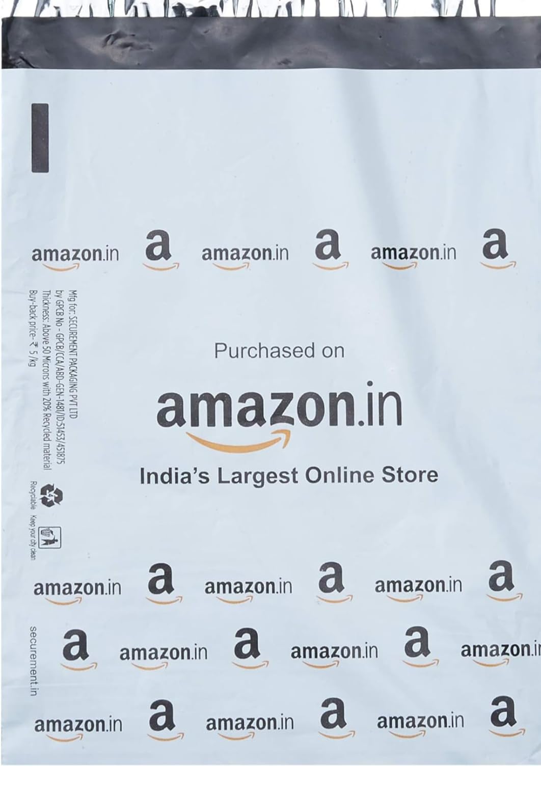 Vriti Creations Amazon Printed Polybag with Sealking Tape Non Pod 51 Micron, Pack of 100 (6 Inch x 8 Inch) (With POD) (B0CPVGBPRN) Amazon Price History, Amazon Price Tracker