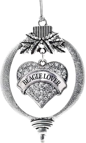 Miniatura 90 de Inspired Silver Adornos festivos de dije de corazón pave de plata con circonitas cúbicas