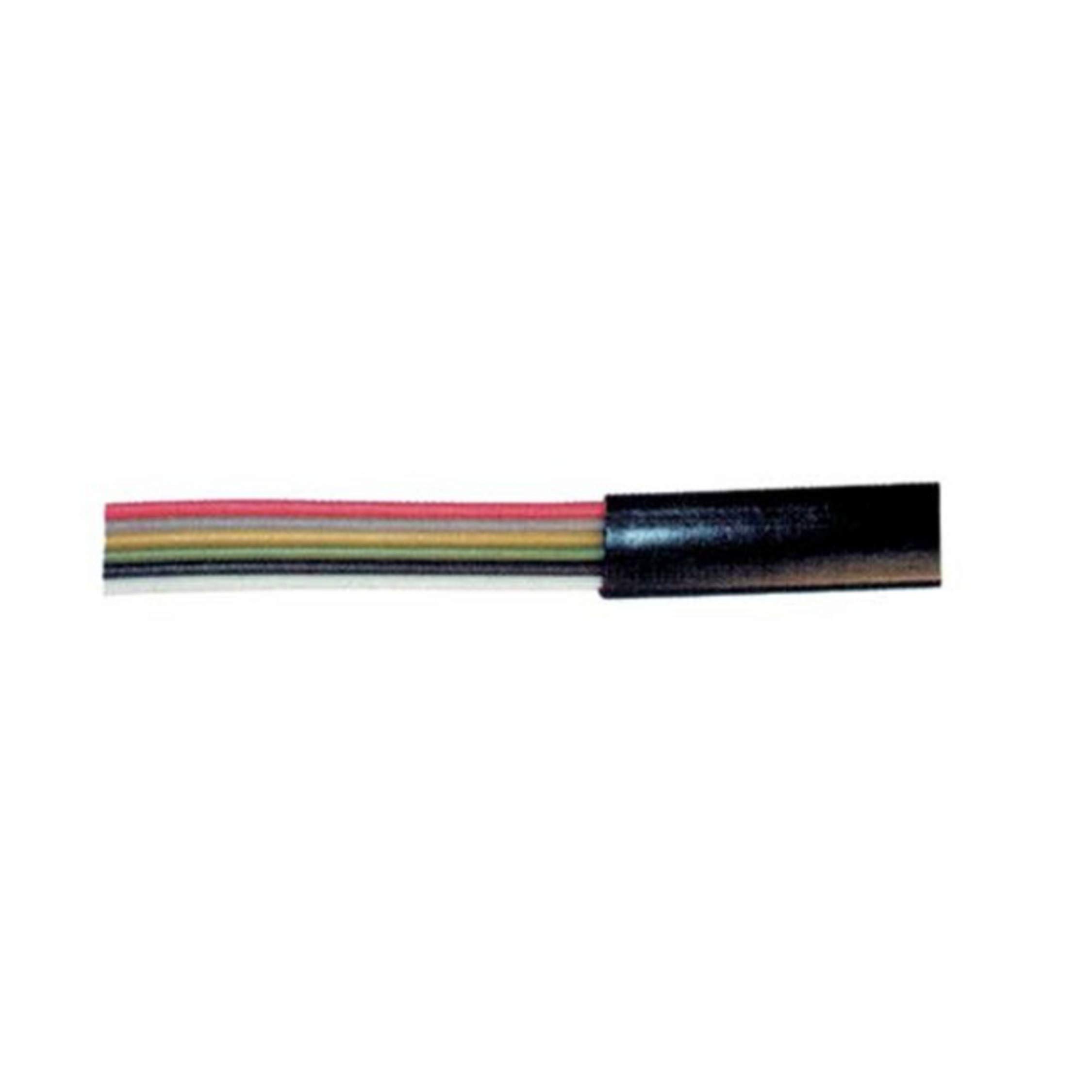 S-Impuls Telefonkabel, 6-adrig, flach (100 m) schwarz