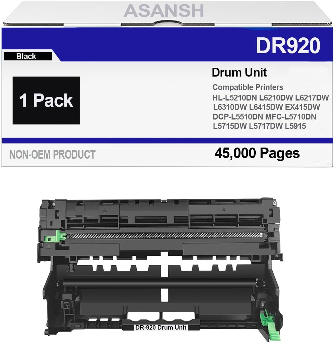 DR-920 DR920 Drum Unit Use for HL-L5210DN L5210DW L5210DWT L6210DW L6210DWT L6217DW L6310DW DCP-L5510DN MFC-L5710DN L5710DW L5717DW L5915DW L6810DW Printers