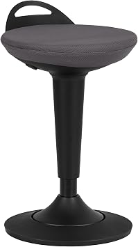 Adjustable-Height Padded Wobble Stool
