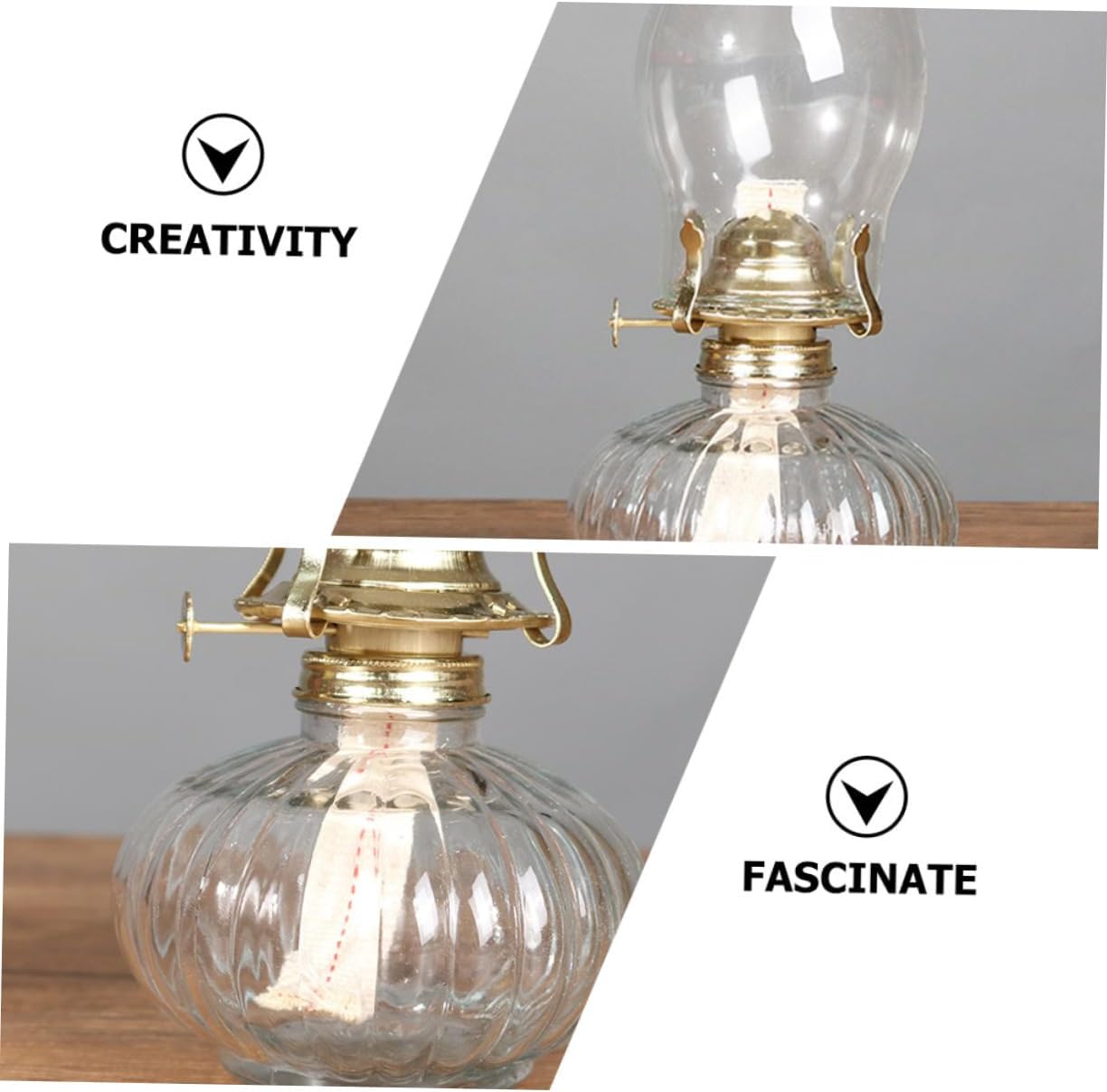 Cabilock 1Set Vintage Kerosene Oil Lamp Burner with Wick DIY Replacement Parts for Retro Indoor Lamps Convenient and Practical Accessory for Custom Lighting