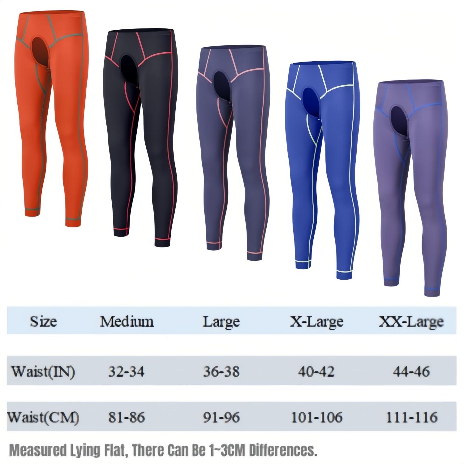 SUMABA Pantalones de compresión para hombre, capa base, leggings atléticos, mallas frescas y secas, apertura frontal, entrenamiento, deportes, gimnasio, correr, yoga