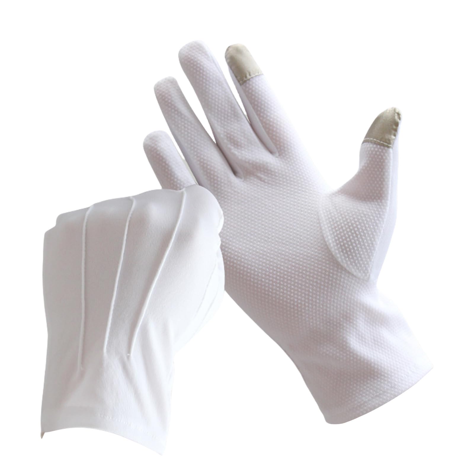 Maxtonser Etiquette Gloves Antislip Dotted Gloves Formal Etiquette Gloves For Men And Women Formal Occasion Daily Use Handwear