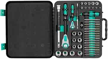 ふっふ出品　1/13 Wera Werk ヴェラ 43点組 ソケット&ビットセット 1/4SQ 160785 1