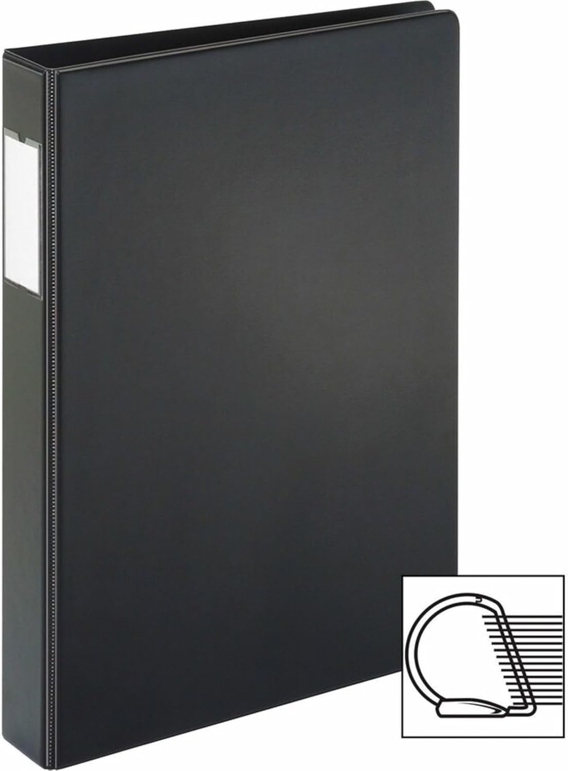Cardinal® Slant-D® Legal-Size 3-Ring Binder, 1" Rings, 43% Recycled, Black