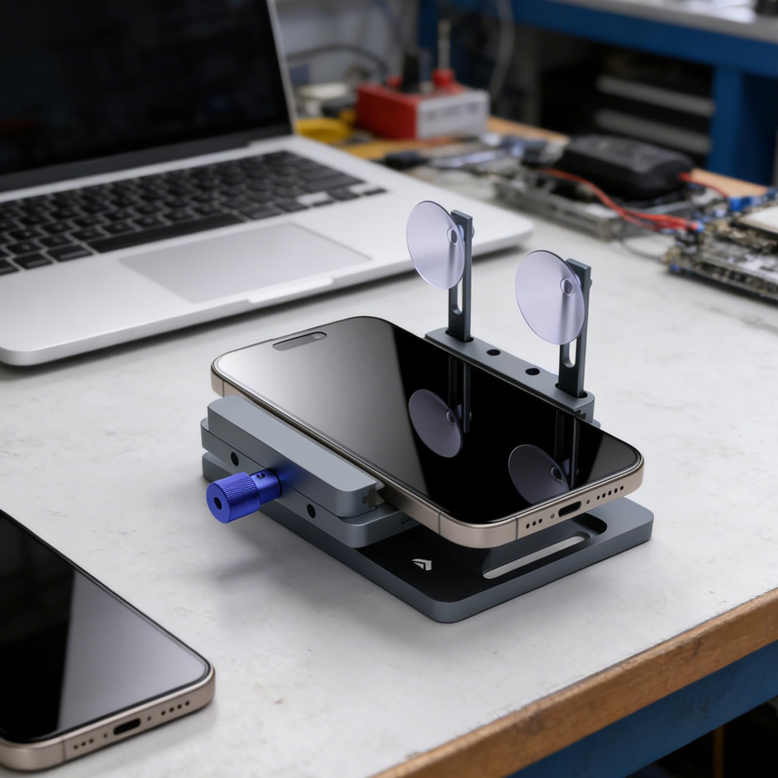 Separatore per schermi LCD Apertura Rapida a 360 Gradi con | Strumenti per Rimozione LCD e Apertura Schermo per riparazione e modifica fai da te di dispositivi smart