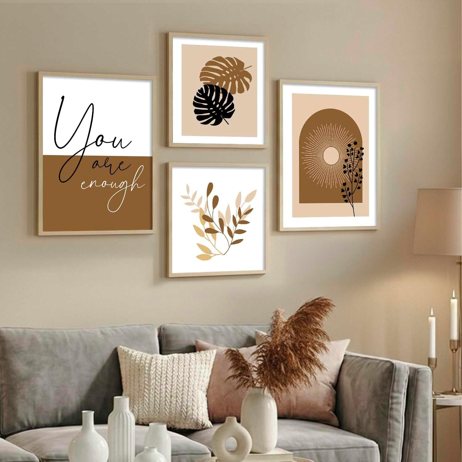 kotart Modern Art Wall Painting Home Decoration With Frame For Living Room Bed Room Hotel Wall Decor Digital Reprint (Art 6, 10x13)