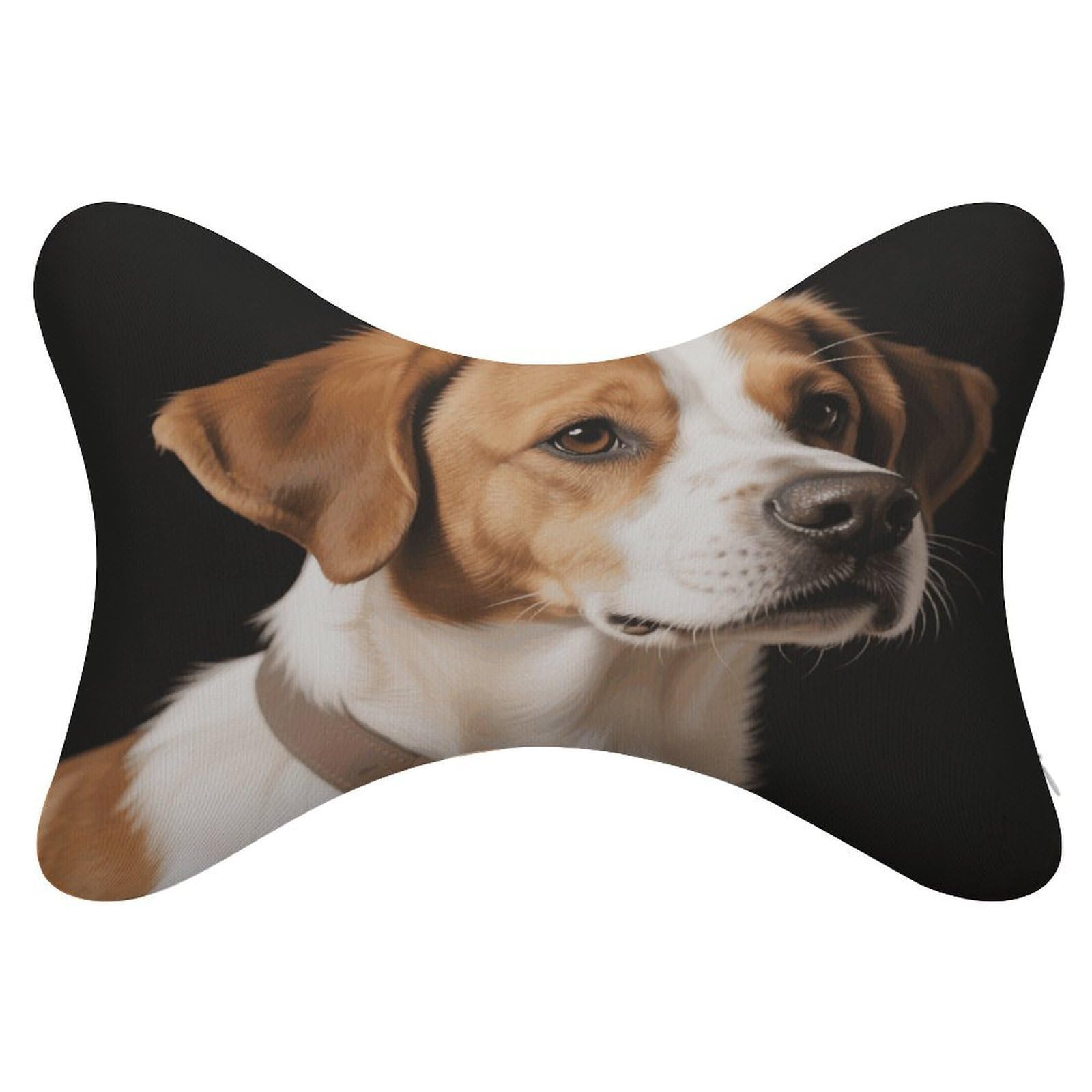VstaDank Dog Car Pillow Soft Car Neck Pillow Breathable Dog Bone Shaped Travel Neck Pillows Washable Removable All-Season Universal Cars Head Rest Pillows