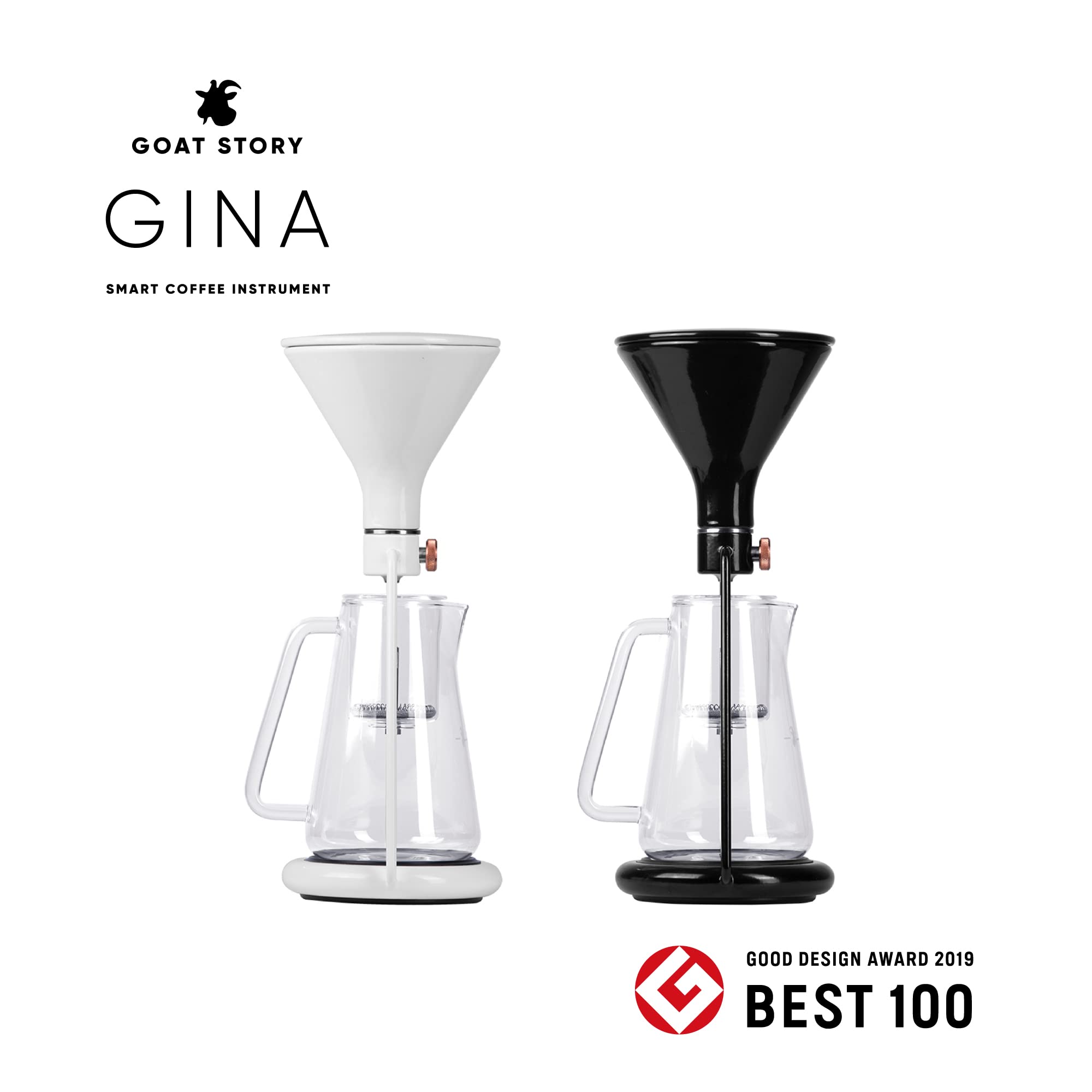 Amazon | Goat Story スマートコーヒードリッパーGINA BASIC WHITE