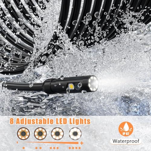 Image of 3-in-1 Mobile Endoscope Camera with LED Lights, USB /Type-C /OTG Waterproof Borescope Inspection for Android Smartphones, Laptops & PC | Snake for Car, Pipe, HVAC & Home Repair