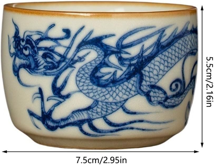 GSOUL Kungfu Tea cup Exquisite Tea Cups Host Home Use Office Afternoon Party Kung Fu Set Single Small Tea Cups