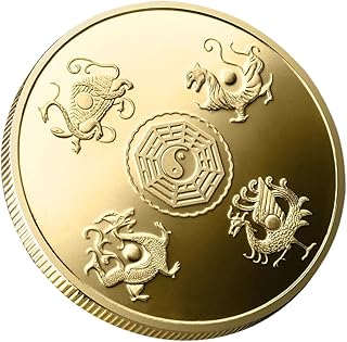 Kisangel Moneda del Desafío Suzaku Moneda Conmemorativa Afortunado Moneda Decorativa Moneda De Coleccion Conmemorativa Moneda China Aleación