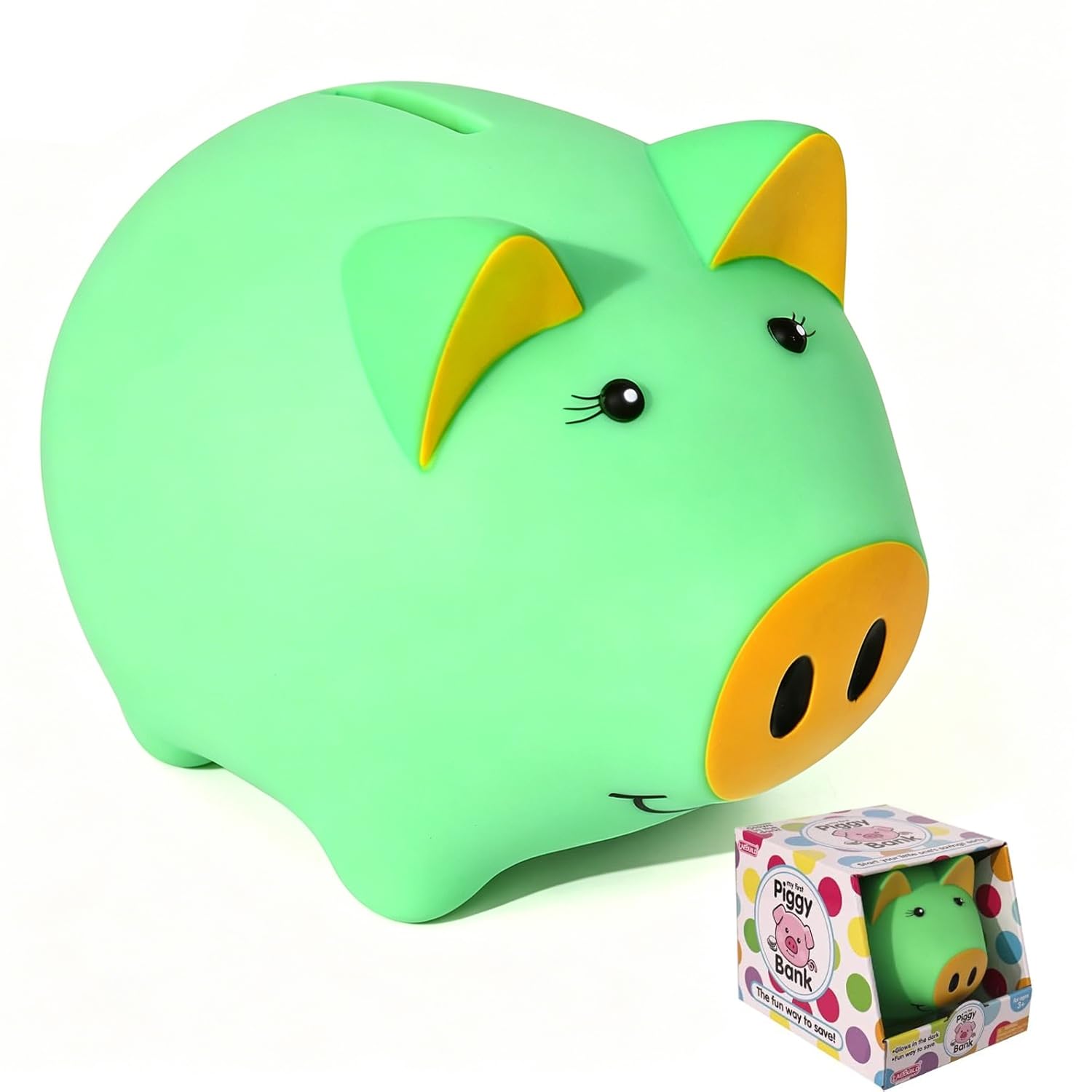 Piggy Bank for Kids, Girls and Boys, Money Saving Box Coin Bank