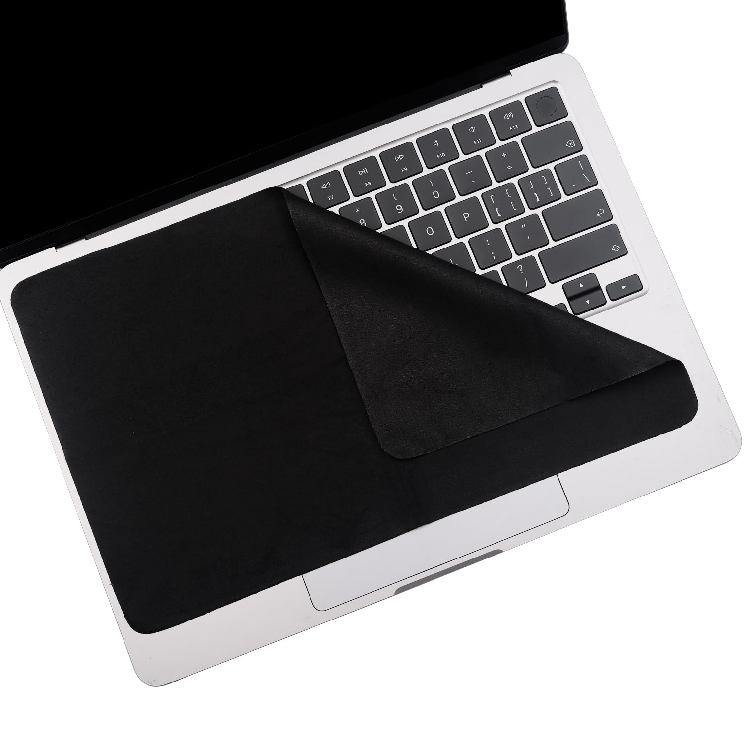 Microfiber Liner Cleaning Cloth for MacBook Pro/Air 13" 14" Screen Keyboard Imprint Protection, 1-Pack Laptop Keyboard Protector Compatible with MacBook Pro/AIR 13" and MacBook PRO 14"-Black