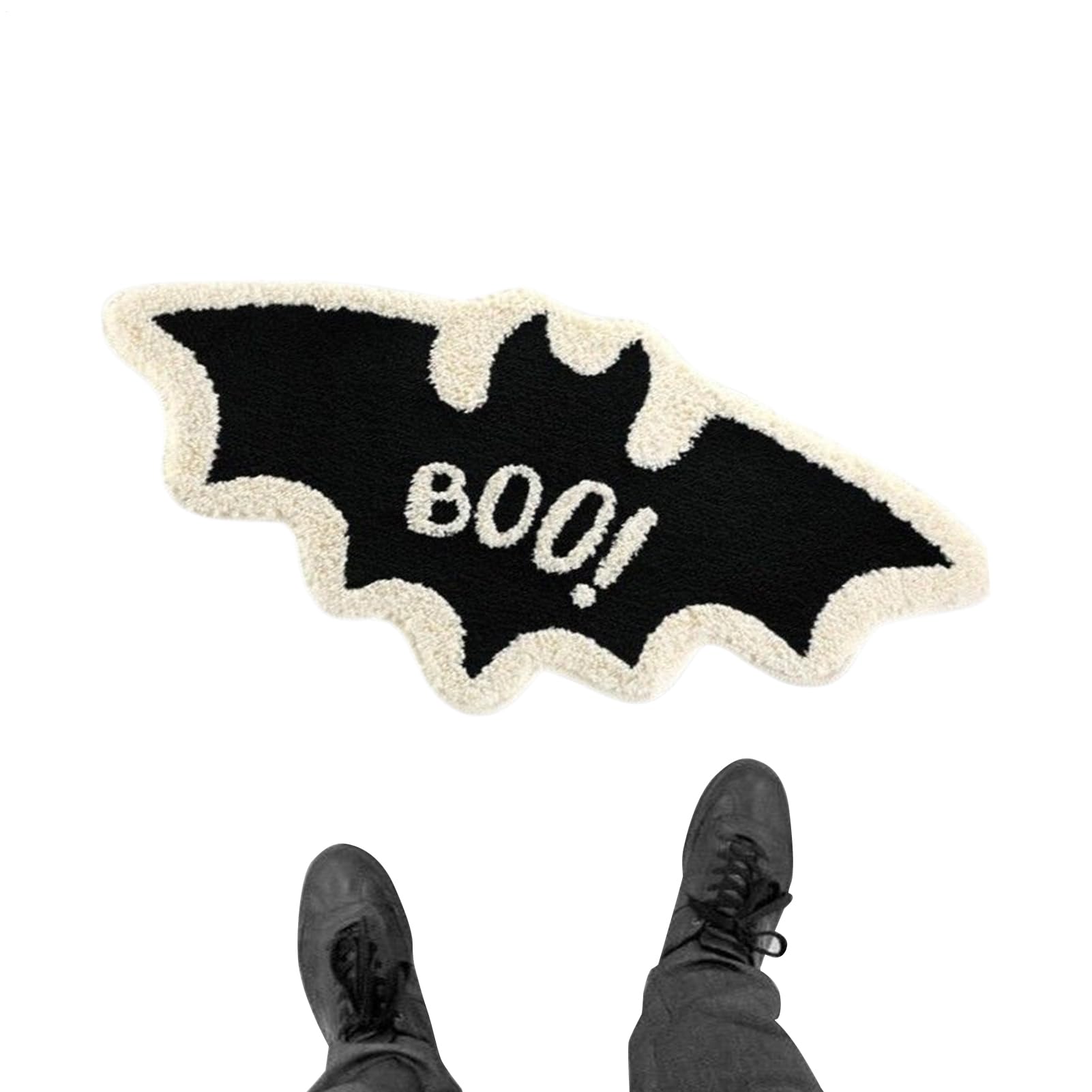 Tapis de sol antidérapant Halloween chauve-souris pour sécuriser l'entrée de maison