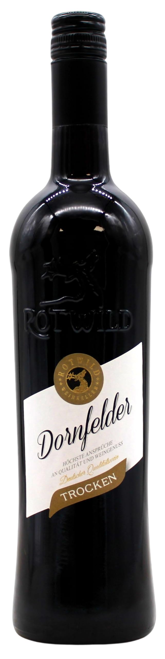 Rotwild Dornfelder Qualitätswein trocken (1 x 0.75 l) | 750 ml (1er Pack)
