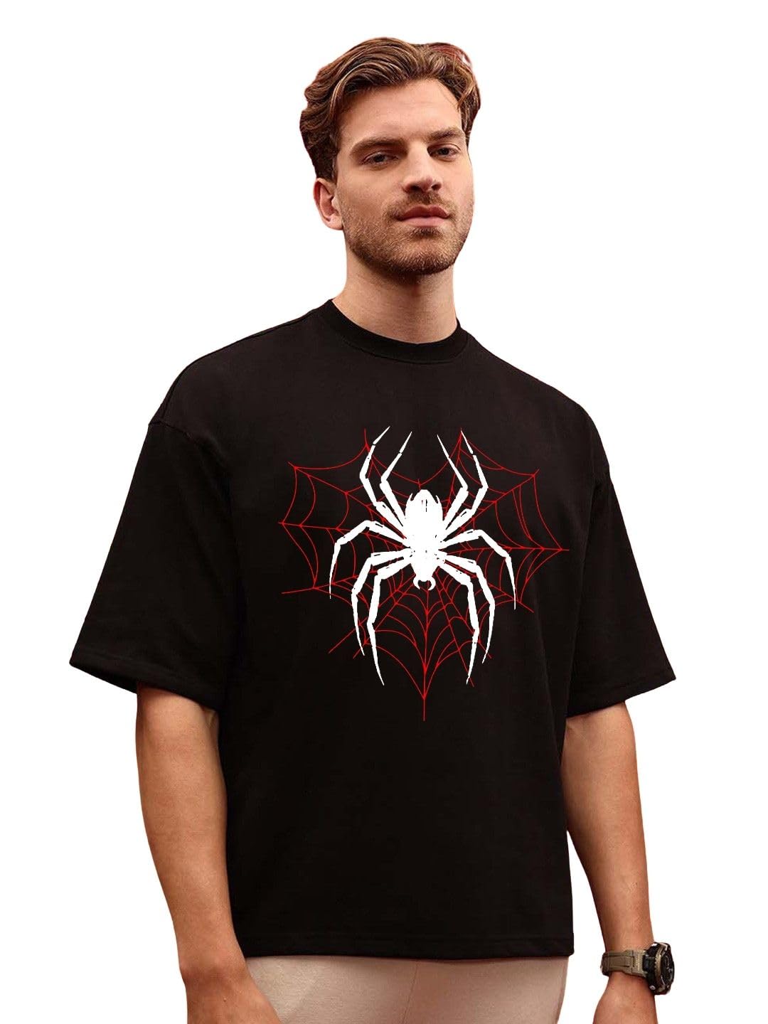 Men's Graphic Print T Shirt | Cotton Half Sleeve T-Shirt | Lightweight T-Shirts | Comfortable Tshirts for Men | Back Front Printed Tshirt-image-45