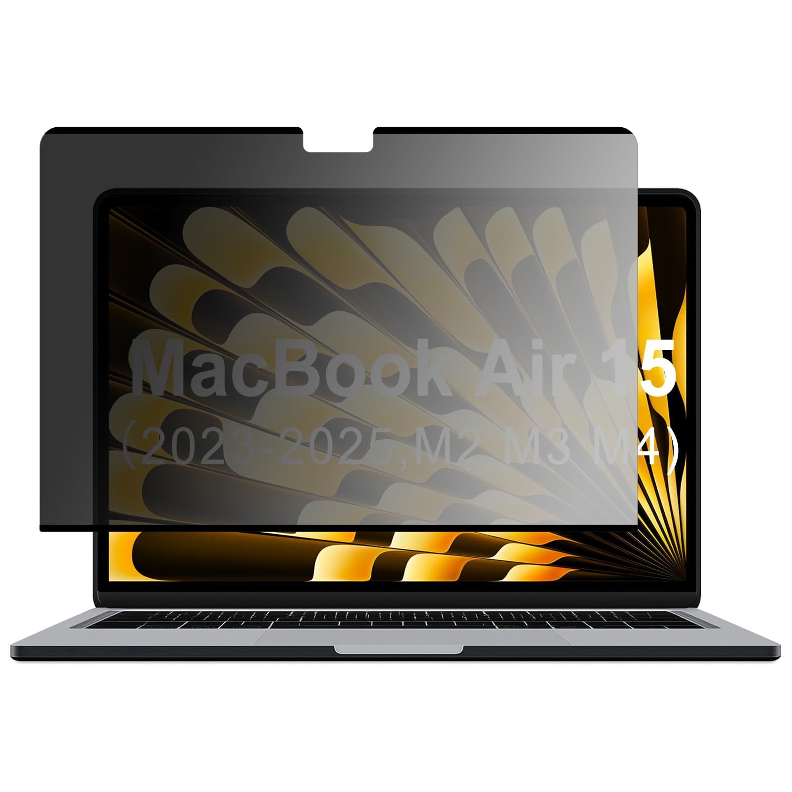 Filtro de Privacidad Magnético para MacBook Air 15 Pulgadas M5/M4/M3/M2 (2026/2025/2024/2023), Extraíble Anti Spy Antirreflectante Filtros de Protector Pantalla para MacBook 15"