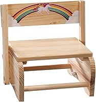 Vista 12 de Fox Valley Traders Taburete y silla 2 en 1 para niños, diseño de animales del bosque