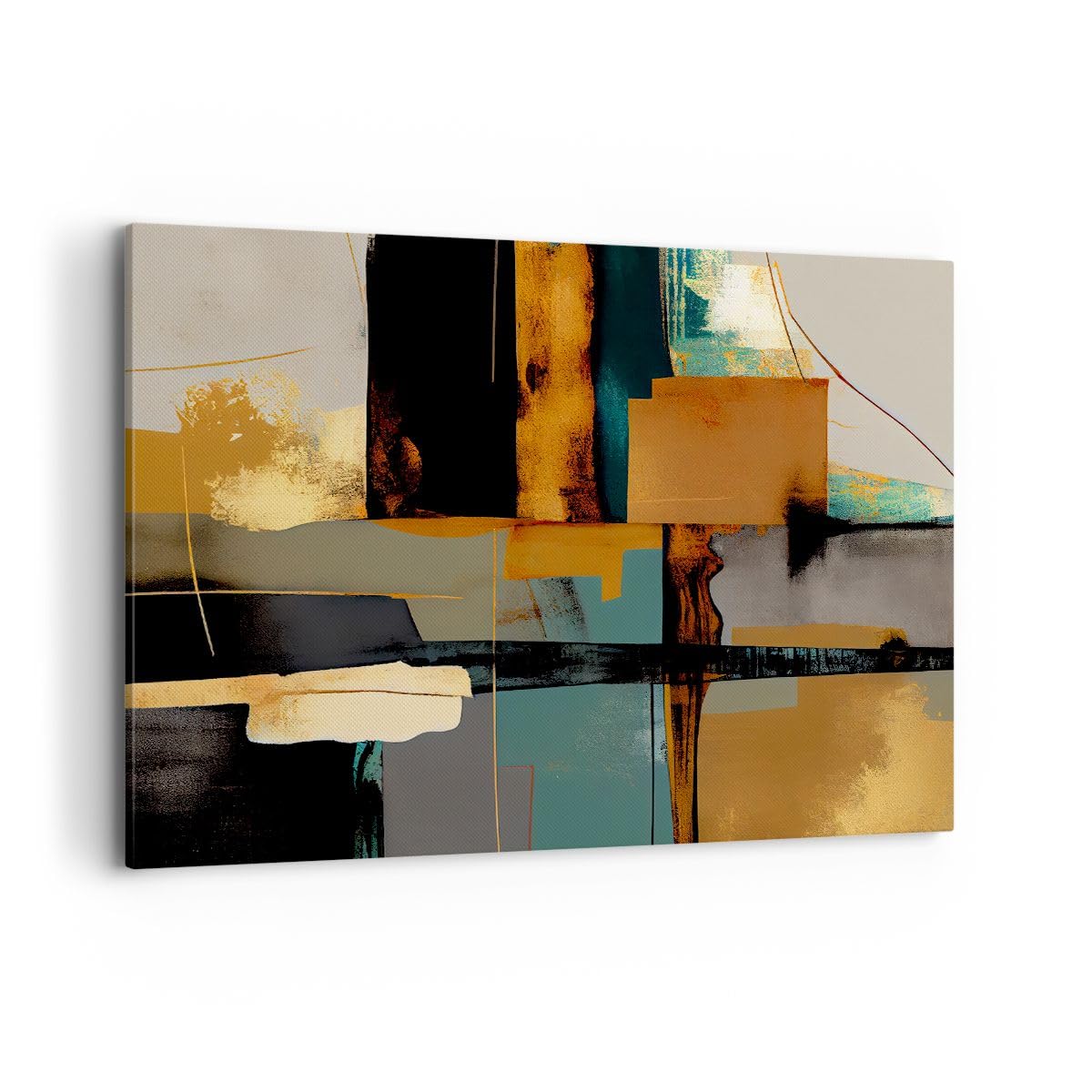 ARTTOR Wall Art Decoration Abstraction Modern Piece Canvas Print 120x80cm Canvas Picture Framed Living Room Bedroom Kitchen Printed Modern Artwork Large XXL Home Decor Photo Gallery AA120x80-5801