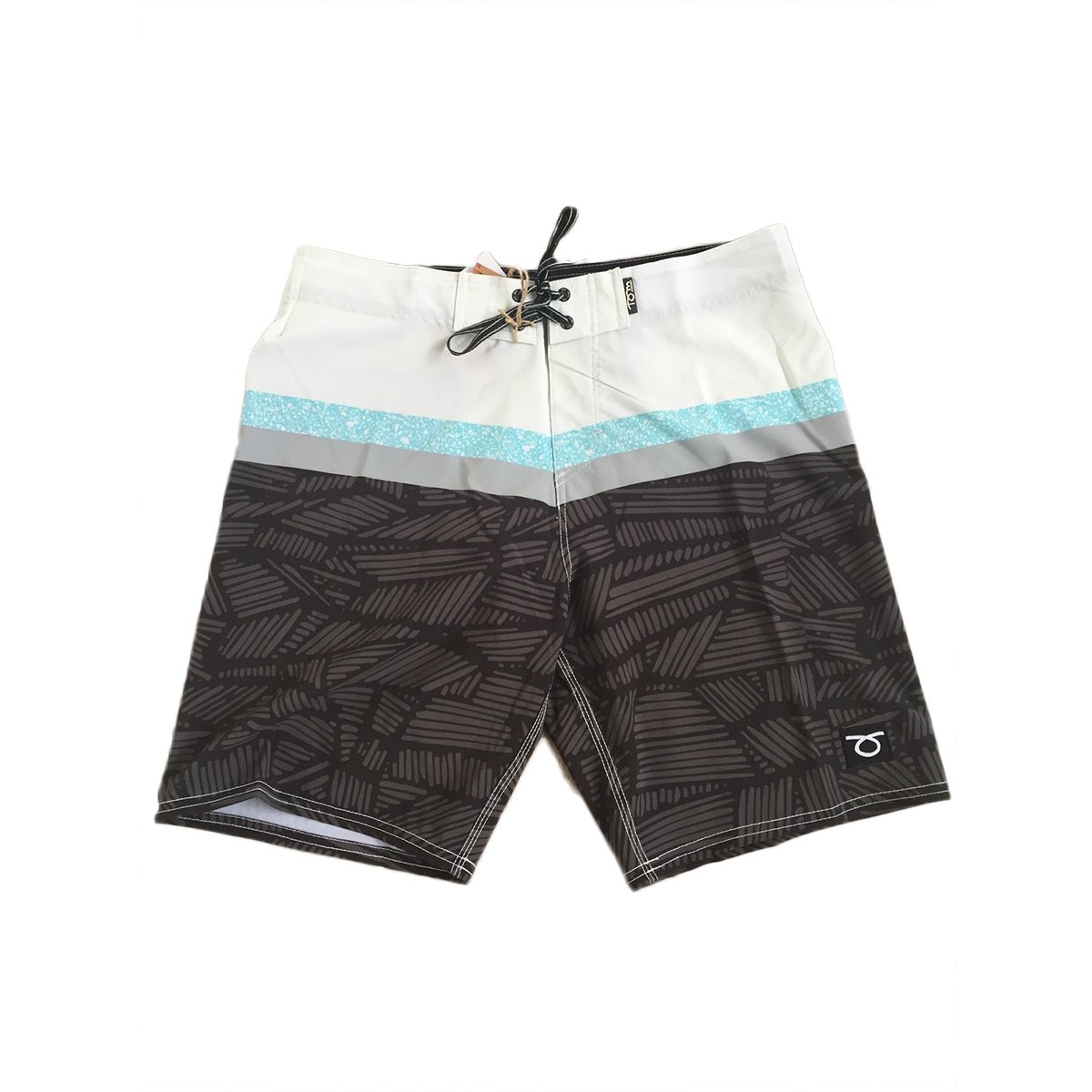 Tom CarusoBoard Short Cleveland Black Beach Tennis Bermuda Costume