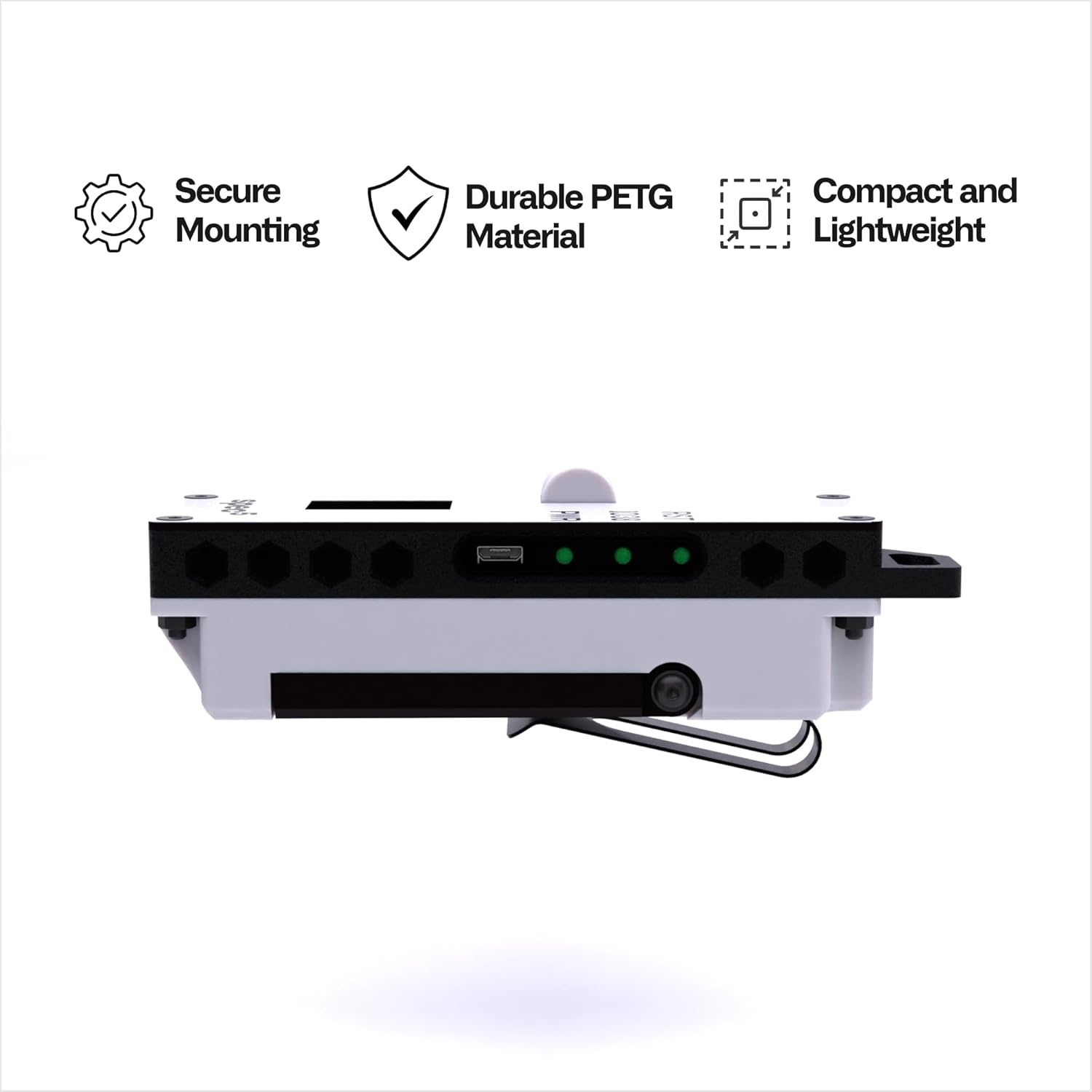 White/Black PETG Enclosure Case for Popular Mesh Networking Meshtastic LoRa Radio
