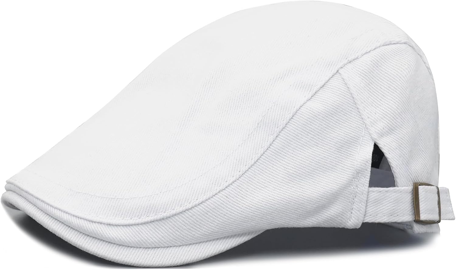 Men's Newsboy Flat Cap Adjustable Cotton Ivy Hat Irish Cabbie Driving Hunting Hats
