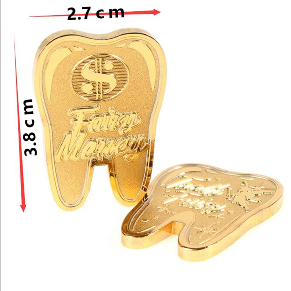 Amazon.co.jp: Zakata 歯の妖精コイン Tooth Fairy Coin 4枚セット