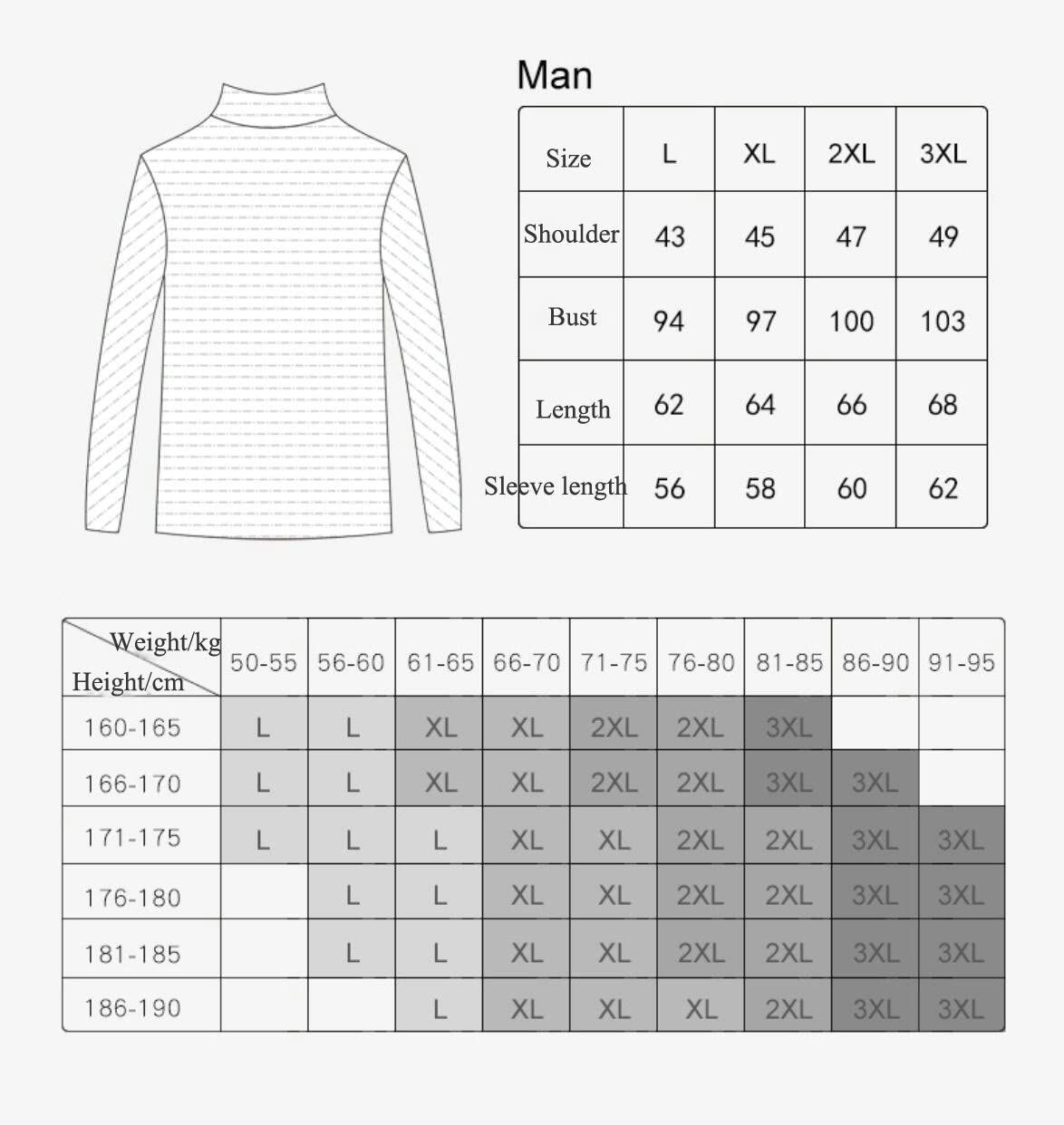 Daesar - Camiseta Termica Hombre Invierno,Ropa Térmica para Hombre Ropa Termica Hombre Manga Larga Gris