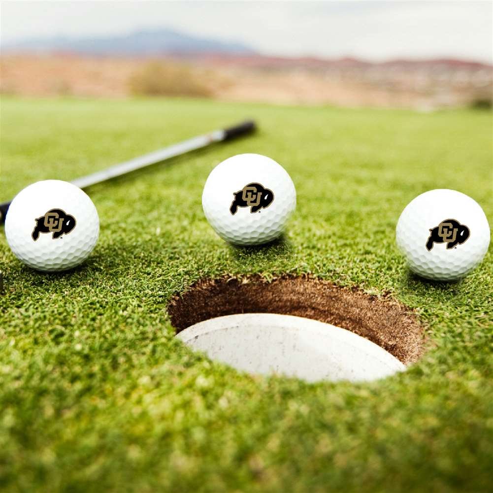 CDI Colorado Buffaloes Golf Balls - Set of 3