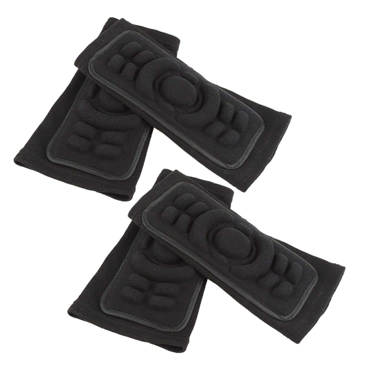 Hemoton 2pcs Elbow Pads Guard for Sports Protection Durable Compression Sleeve for Mountain Biking Skiing and Motorcycle Riding Comfortable Breathable Support for Injury Prevention Black