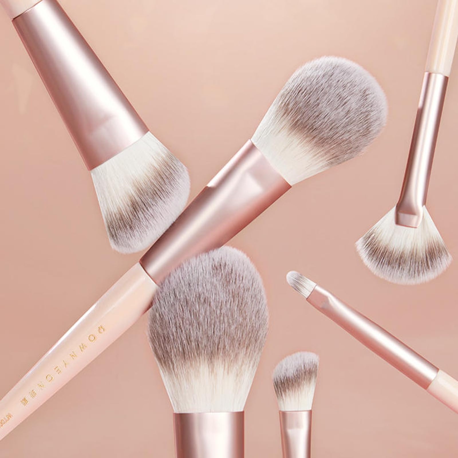 Ensemble de Pinceaux de Maquillage Ensemble de maquillage 11 pièces, pinceau à paupières portable poils doux pour Voyage