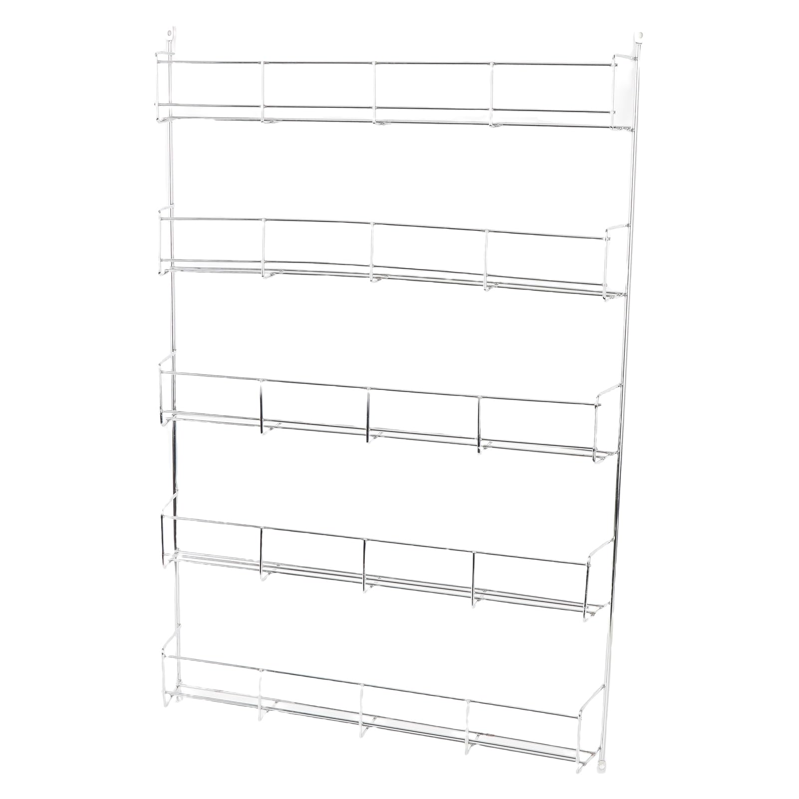 Pissente Estante para Condimentos Montado en la Pared, Estante para Tarros de Condimentos de Hierro Duradero para Gabinete de Cocina, Diseño que Ahorra Espacio, Fácil de Limpiar, Ideal para