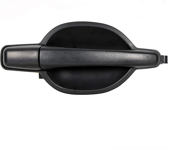 ECOTRIC Outside Door Handle Black Textured Compatible with Mitsubishi Endeavor 2004-2011 Replacement for MR987493 (Rear Left)