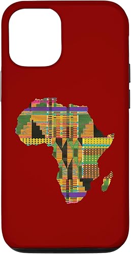Miniatura 1 de iPhone 13 Pro Africa Map Kente African Pride Traditional Ethnic Pattern Case